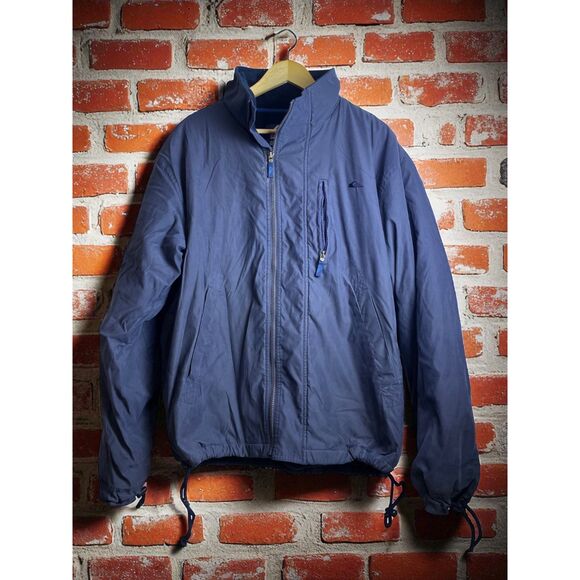 Quiksilver Vintage Navy Windbreaker Jacket – Size L - Picture 1 of 3